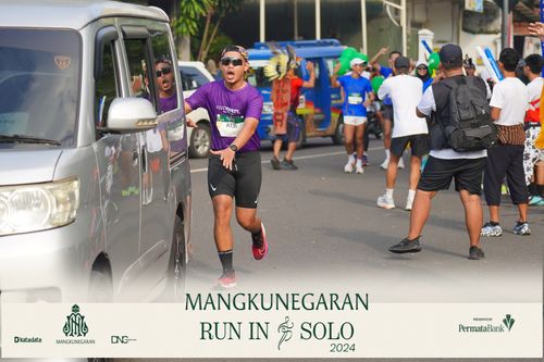 Race photo from Mangkunegaran Run 2024