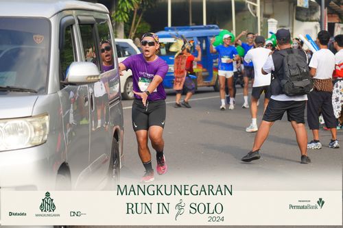 Race photo from Mangkunegaran Run 2024