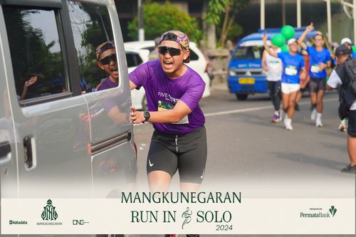 Race photo from Mangkunegaran Run 2024