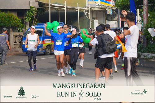 Race photo from Mangkunegaran Run 2024