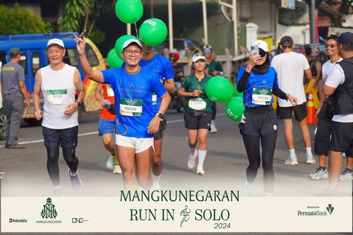 Race photo from Mangkunegaran Run 2024