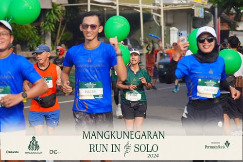 Race photo from Mangkunegaran Run 2024