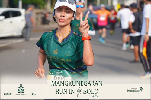 Race photo from Mangkunegaran Run 2024
