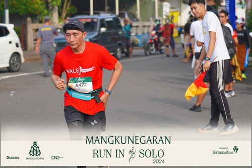 Race photo from Mangkunegaran Run 2024