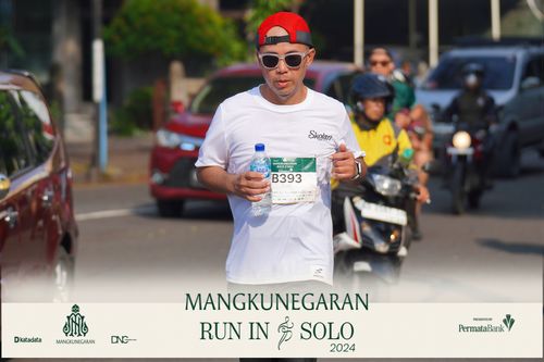 Race photo from Mangkunegaran Run 2024