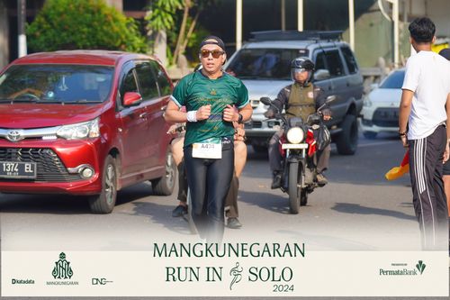 Race photo from Mangkunegaran Run 2024