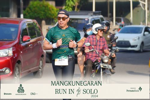 Race photo from Mangkunegaran Run 2024