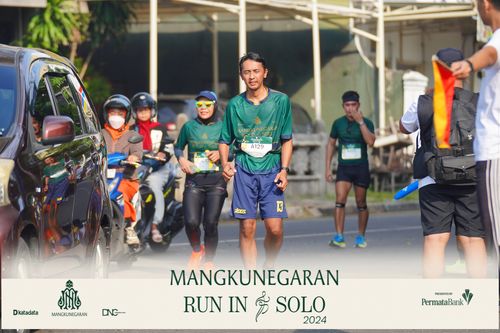 Race photo from Mangkunegaran Run 2024