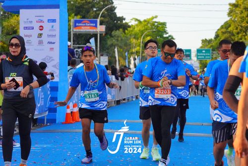Race photo from Jabar Run 10K 2024