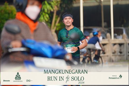 Race photo from Mangkunegaran Run 2024