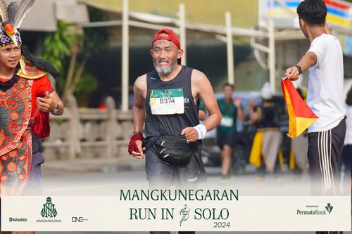 Race photo from Mangkunegaran Run 2024