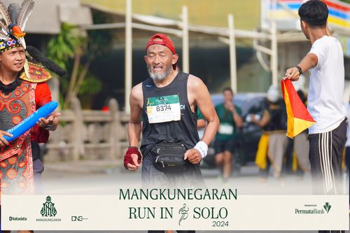 Race photo from Mangkunegaran Run 2024