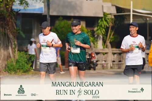 Race photo from Mangkunegaran Run 2024