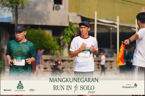 Race photo from Mangkunegaran Run 2024