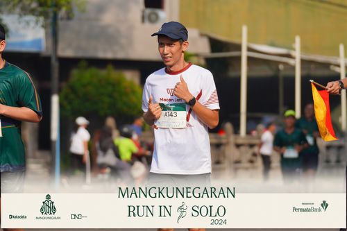 Race photo from Mangkunegaran Run 2024
