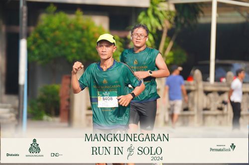 Race photo from Mangkunegaran Run 2024
