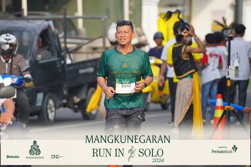 Race photo from Mangkunegaran Run 2024