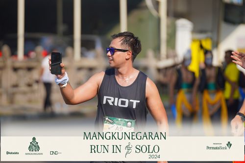Race photo from Mangkunegaran Run 2024