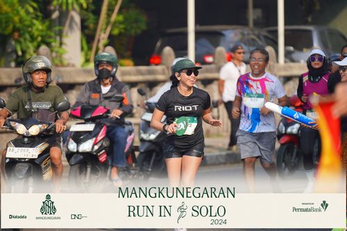 Race photo from Mangkunegaran Run 2024