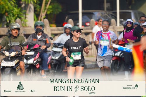 Race photo from Mangkunegaran Run 2024