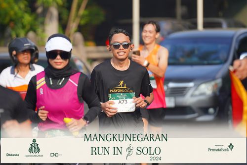 Race photo from Mangkunegaran Run 2024