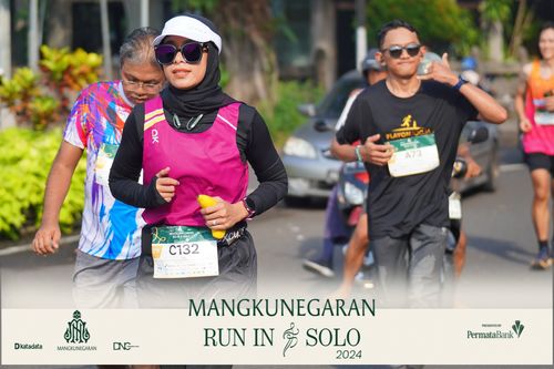Race photo from Mangkunegaran Run 2024