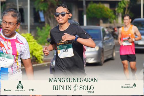 Race photo from Mangkunegaran Run 2024