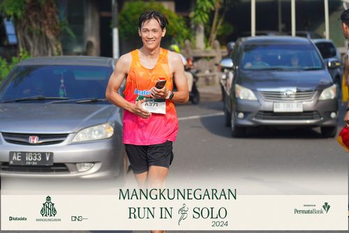 Race photo from Mangkunegaran Run 2024