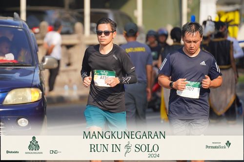 Race photo from Mangkunegaran Run 2024