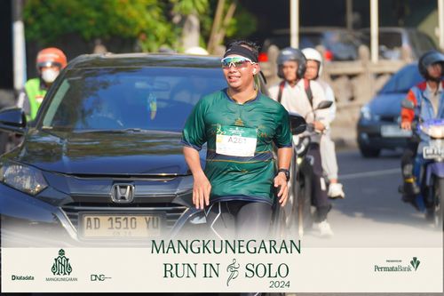 Race photo from Mangkunegaran Run 2024
