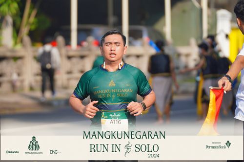 Race photo from Mangkunegaran Run 2024
