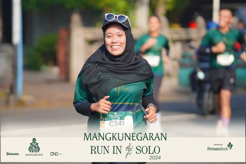 Race photo from Mangkunegaran Run 2024
