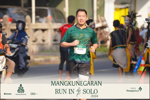 Race photo from Mangkunegaran Run 2024