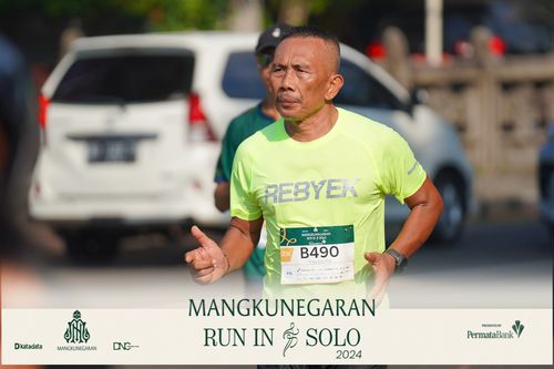 Race photo from Mangkunegaran Run 2024