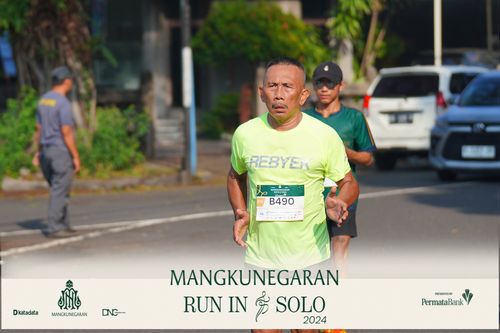 Race photo from Mangkunegaran Run 2024