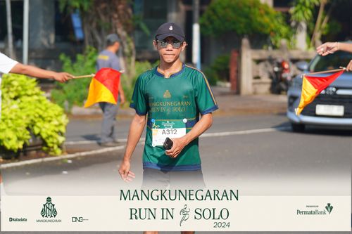 Race photo from Mangkunegaran Run 2024