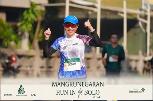 Race photo from Mangkunegaran Run 2024