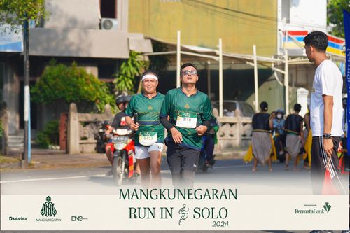 Race photo from Mangkunegaran Run 2024