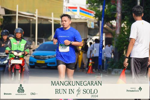 Race photo from Mangkunegaran Run 2024