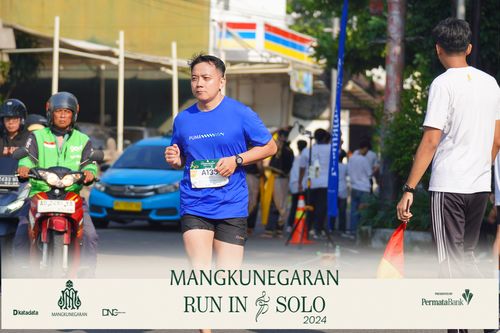 Race photo from Mangkunegaran Run 2024