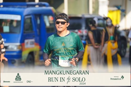 Race photo from Mangkunegaran Run 2024