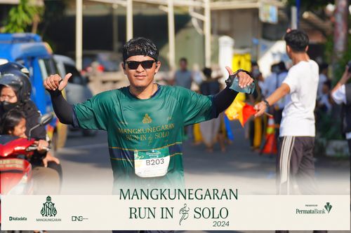 Race photo from Mangkunegaran Run 2024