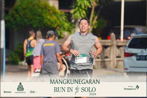 Race photo from Mangkunegaran Run 2024
