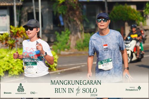 Race photo from Mangkunegaran Run 2024