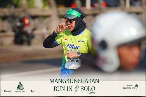 Race photo from Mangkunegaran Run 2024