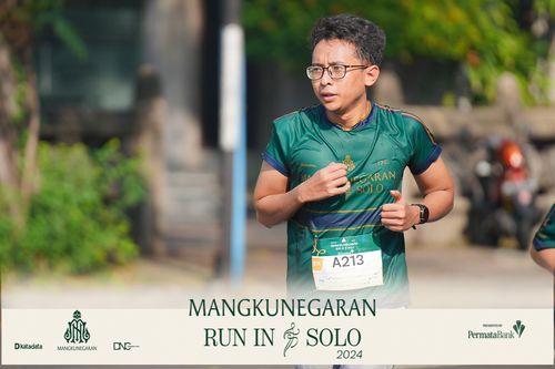 Race photo from Mangkunegaran Run 2024