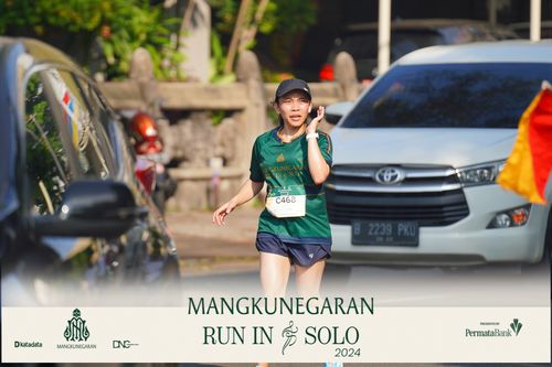 Race photo from Mangkunegaran Run 2024