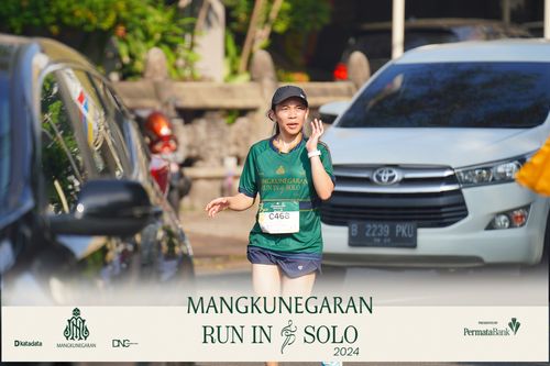 Race photo from Mangkunegaran Run 2024