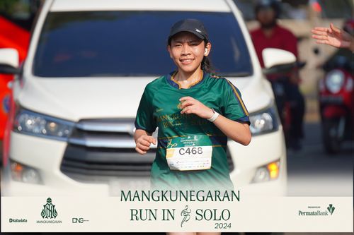 Race photo from Mangkunegaran Run 2024