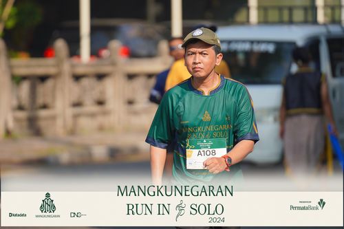 Race photo from Mangkunegaran Run 2024